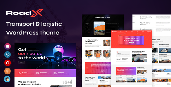 Roadx – Movers and Logistics Services WordPress Theme