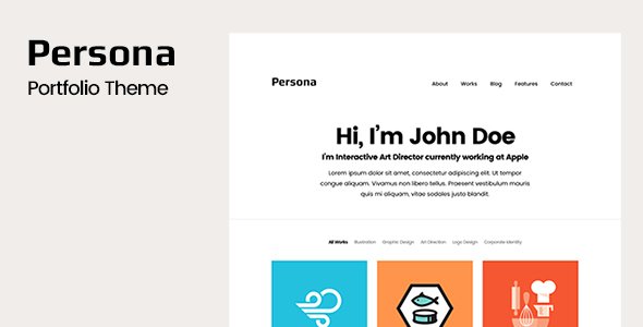 Persona – Portfolio WordPress Theme