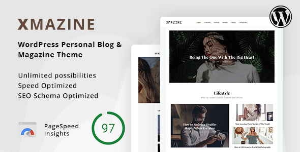 Xmazine – WordPress Personal Blog & Magazine Theme