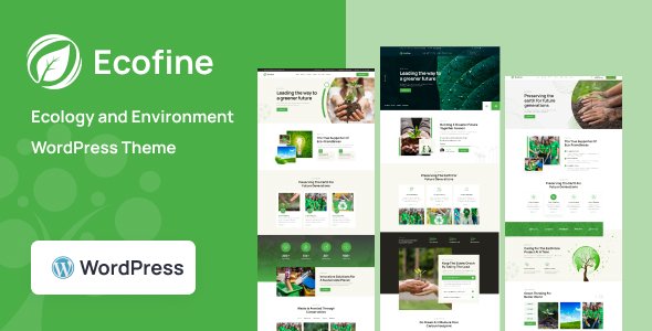 Ecofine – Ecology & Environment WordPress Theme