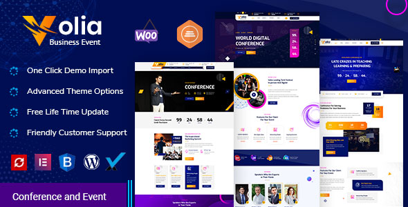 Volia – Conference and Event WordPress Theme