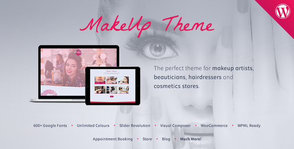 MakeUp – Beauty WordPress Theme