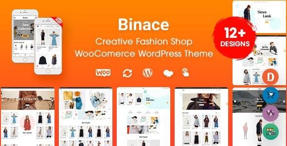 Binace – Fashion Shop WooCommerce WordPress Theme (Mobile Layout Ready)