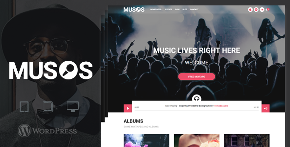 Musos – A WordPress Music Theme