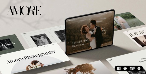 Amore – Elegant Wedding Photography Theme