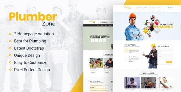 Plumber Zone – Plumbing, Repair & Construction WordPress Theme