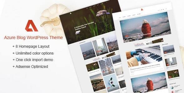 Azure – Blog WordPress Themes