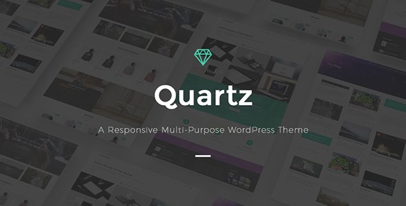 Quartz – A Responsive Multi-purpose WordPress Theme