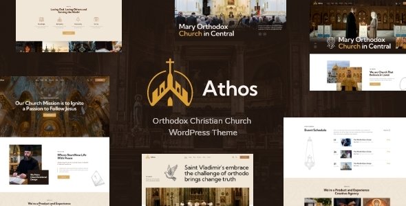 Athos – Orthodox Christian Church WordPress Theme