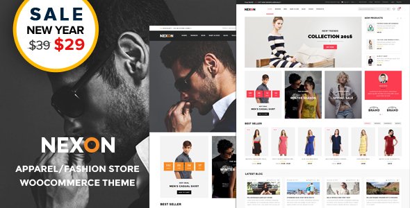 Nexon – Apparel Store Multipurpose Responsive WooCommerce WordPress Theme