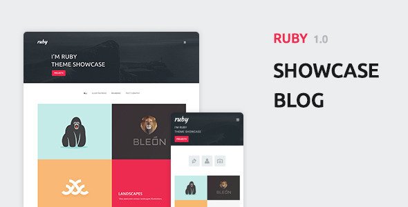 Ruby – Portfolio and Blog WordPress Theme
