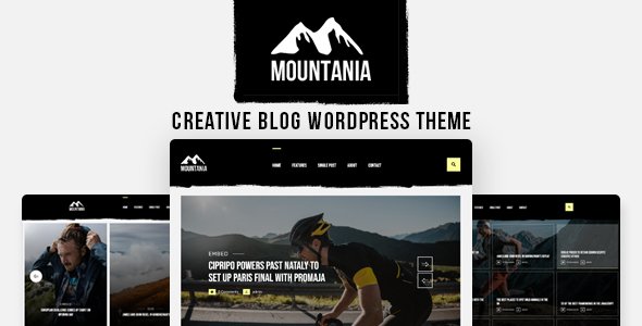 Mountania – Creative Blog WordPress Theme