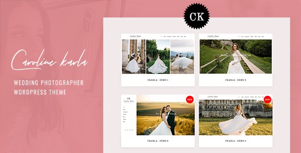 Ckarla – Wedding Photography WordPress Theme