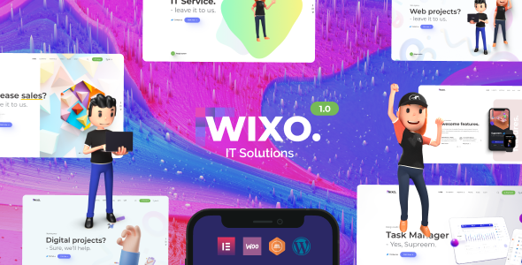 Wixo – App & Saas, IT WordPress
