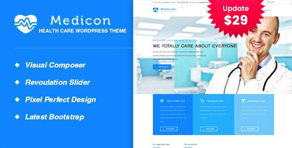 Medicon – Health and Medical WordPress Theme