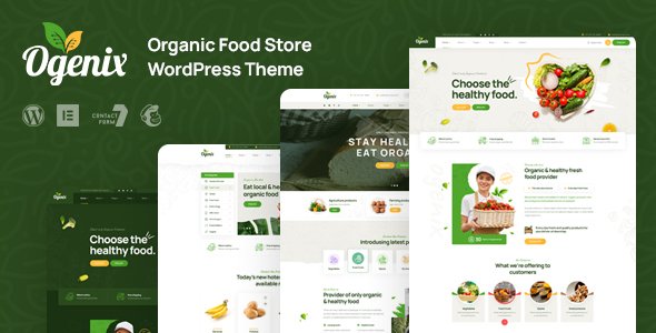 Ogenix – Organic Food Store WordPress Theme