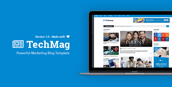 TechMag – Multipurpose WordPress News and Magazine Theme