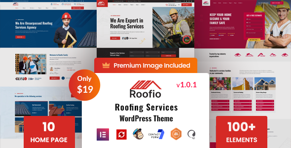 Roofio – Roofing Services WordPress Theme
