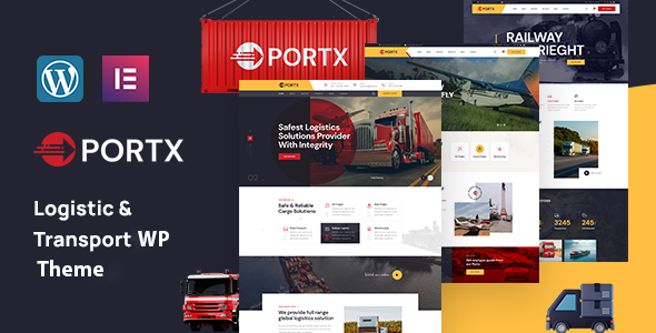 Portx – Logistics and Transportation WordPress Theme