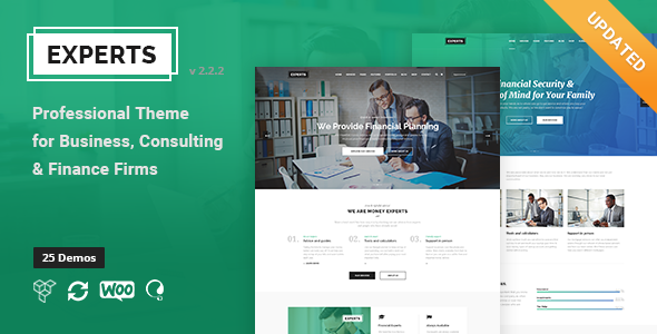 Experts – Business Professional Theme For Finance Firms