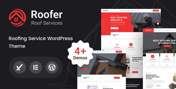 Roofer – Roofing Services WordPress Theme + RTL