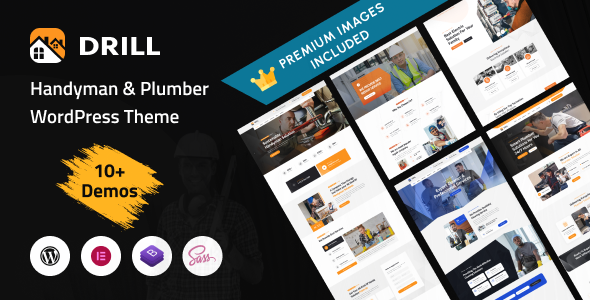 Drill – Handyman & Plumber Services WordPress Theme