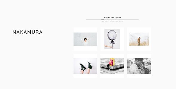 Nakamura – Minimal Photography and Portfolio WordPress Theme