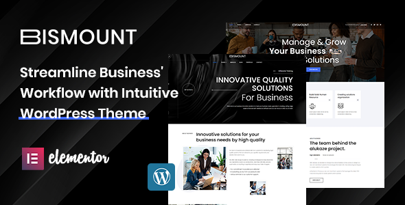 Bismount – Business Portfolio & Consulting WordPress Theme