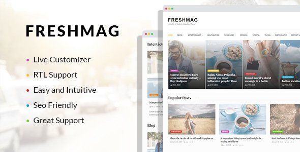 Freshmag – Clean WordPress Magazine Theme