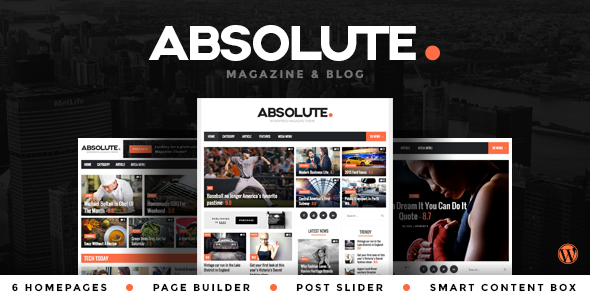 Absolute – The News, Blog and Magazine Theme