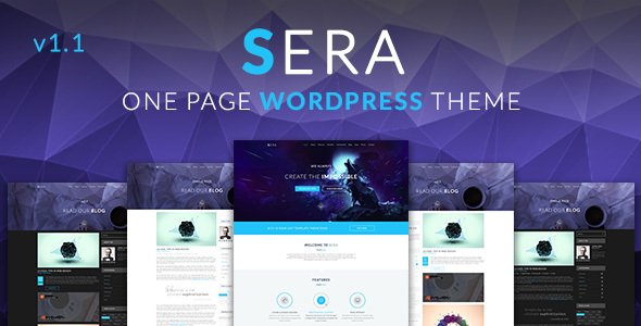 Sera – OnePage Multi-Purpose WordPress Theme