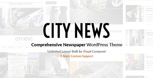 CityNews – Comprehensive Newspaper WordPress Theme