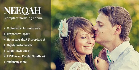 Neeqah – Wedding WordPress Theme