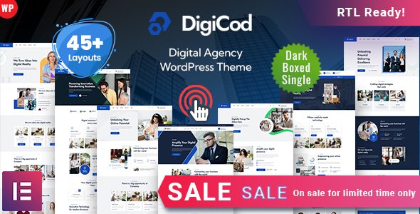 Digicod – Digital Agency WordPress Theme