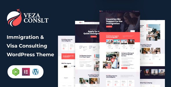 Vezaconslt – immigration and Visa Consulting WordPress Theme