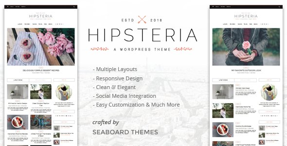Hipsteria – A WordPress Blog Theme