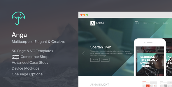 Anga – Multipurpose Elegant and Creative Theme