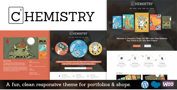 Chemistry – Responsive Portfolio & Shop WP Theme