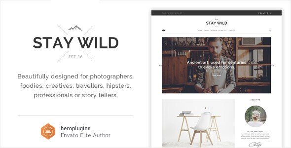 Stay Wild – A Clean Lifestyle Blog & Shop Theme