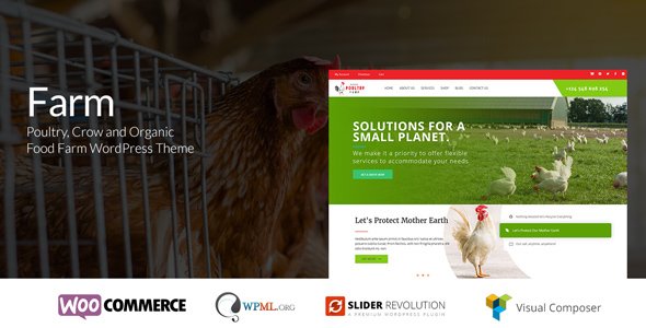 Farm – Organic Poultry WordPress Theme