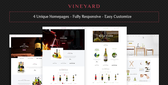 Vineyard – Wine Store Responsive WooCommerce WordPress Theme