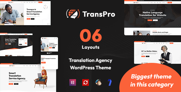 TransPro – Translation Agency WordPress Theme