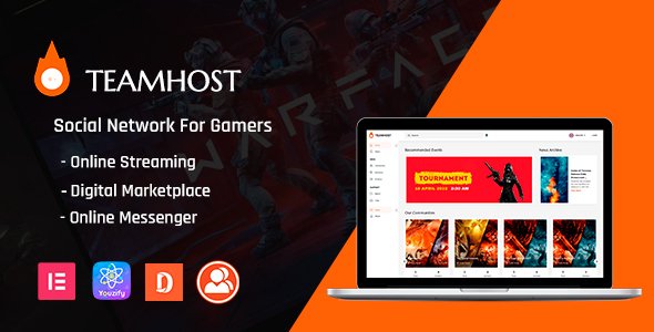 TeamHost – Gaming Community & Digital Marketplace