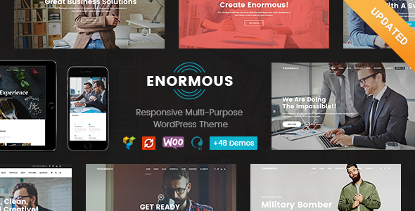 Enormous – Responsive Multi-Purpose WordPress Theme