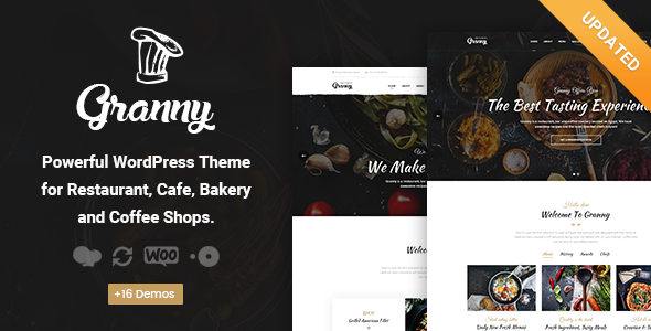 Granny – Elegant Restaurant & Cafe WordPress Theme