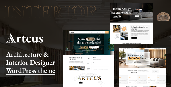 Artcus – Interior Designer & Architecture WordPress Theme
