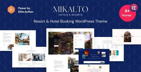 Mikalto – Resort and Hotel Booking WordPress Theme