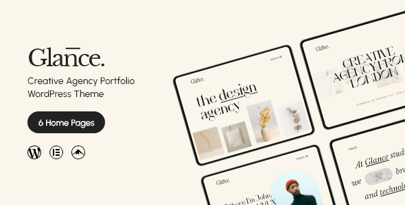 Glance – Creative Agency Portfolio WordPress Theme