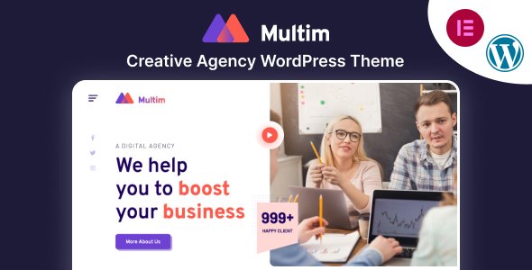 Multim – Creative Agency WordPress Theme