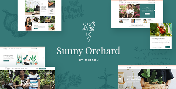 SunnyOrchard – Landscaping and Gardening Theme